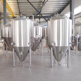 7BBL Mikrobryggeriutstyr Brukt ølfermenteringssystem med CE.UL-sertifisering