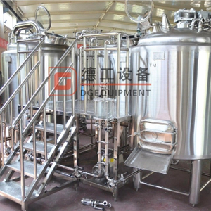 1000L 3-fartøy håndverk rustfritt stål ølbryggeri brukt på øl pub bryggeri